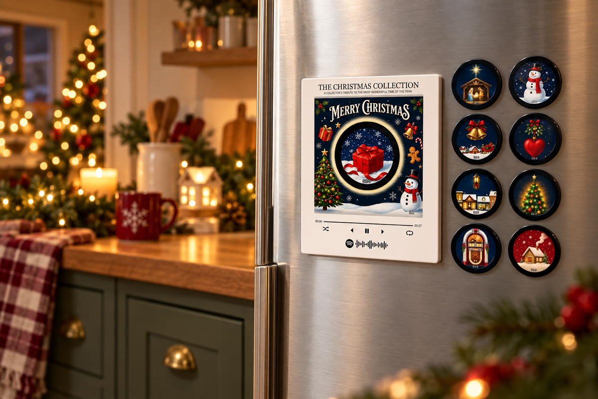 JingleJam in a Christmas kitchen